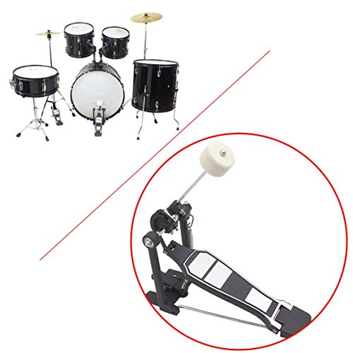 Lamica Medium Drum Beater Pedal Bass Kick Hammer Felt Percussion Beats Drummer Instrument Parts Accessories