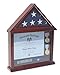 Not for a Burial/Memorial Flag, Flag Display Case Holder Shadow Box for a 3' X 5' Flag or 13.5