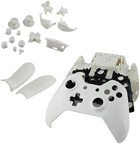 SQdeal Wireless Controller Replacement Mod Kit Shell Case for Xbox One (Pure White)