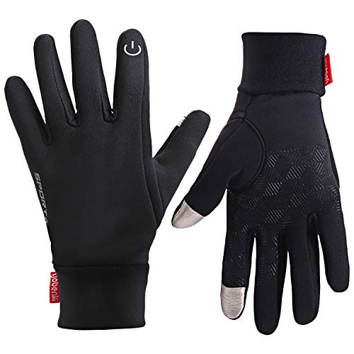 Mens Winter Gloves Waterproof Gloves 1Pair Winter Gloves For Men Women Thermal Touch Screen Water Resistant Windproof Anti Slip Heated Warm Glove Cycling Running Biking Driving Hiking Driving Gloves Men Winter Gloves