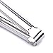 TEERFU Kitchen Tongs Stainless Steel Buffet Serving Utensils Salad BBQ Tongs Heavy Duty Serving Food Tongs for Frying,Cooking,Clipping Toast Bread,Grilling,Pastry, Sandwich,9.4 Inch