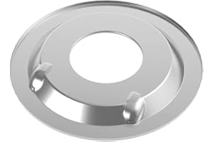 Holley 120-510 Chrome Air Cleaner Base With 1 in. Drop Base Plate for Use With 14 in. Diameter Air Cleaners
