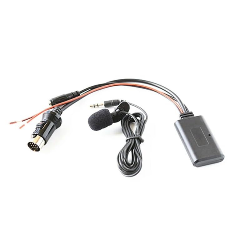 Car Bluetooth Receiver Module Bluetooth Car Reciver with mic Replacement for KENWOOD CA-C2AX KCA-iP500 CA-C1AX 13Pin Radio Stereo Aux Cable Adapter Wireless Audio Input