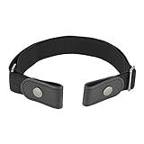 Ruimin 1PC Buckle-Free Elastic Invisible Belt Invisible Belts for Jeans for Mens Women
