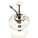 Purism Style Plant Mister- Clear Color Glass Bottle & Brass Sprayer (Antique Copper)