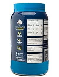 Péptidos de colágeno, tarro de 2 libras (32 onzas) de gelatina hidrolizada, Clean Colágeno ®,...