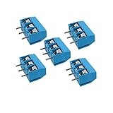 1 X 5 x 3 Pins Poles PCB Screw Terminal Block Connector 300V 16A