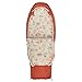 Kelty Woobie 30 Degree Kids Sleeping Bag, Burnt Sienna, Short, Stuff Sack Included - Children’s Sleeping Bag Ideal for Sleepovers, Camping, Backpacking and More