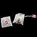 100Pcs Tea Filter Bags, Nylon Tea Infuser Bag Spice Filter Tea Strainer Bags With String, Size(L x W) Approx. 7 x 6cm / 2.8 x 2.4inch