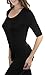 ToBeInStyle Women's Classic Loose Knit Tee - Black - Small