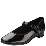 American Ballet Theatre for Spotlights Girls' Smooth Black Girls' Mary Jane Tap Shoe 3 Regular