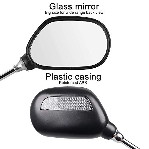 image for Jeemitery Bicycle Rearview Mirrors, Adjustable Rotatable Handlebars Gl
