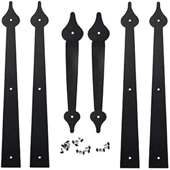 ATK Carriage Spear House Garage Door Decorative Hardware Set
