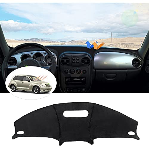 Photo 1 of Autorder Dashboard Cover Mat for Chrysler PT Cruiser 2001 2002 2003 2004 2005 Accessories Dash Cover Suede Dash Mat Sunshade Glare UV Rays Protector