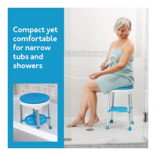 Carex Easy Swivel Bath Stool and Bathtub Stool Shower Stool