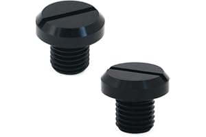 AUTOVIC 2pcs Universal Motorcycle M10x1.25 Mirror Hole Plugs for Yamaha FZ-07 MT-07 FZ-09 MT-09FZ Honda CRF250 CB500F XL700V NC750X CRF1000L BMW G310 Kawasaki Ducati Suzuki