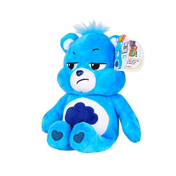 Care Bears 22043 Bean Plush Grumpy Bear,Cuddly Toys for Children,Cute Teddies Suitable for Girls and Boys Aged 4 Years +,Red,9 Inch – Bild 3