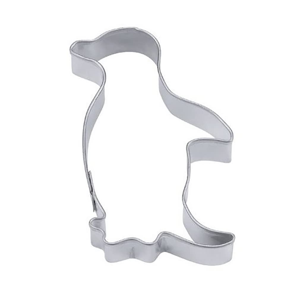 Staedter Penguin Cookie Cutter, Silver, 7 cm
