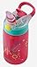 Contigo AUTOSPOUT Straw Gizmo Flip Kids Water Bottle, 14oz, Cherry Blossom