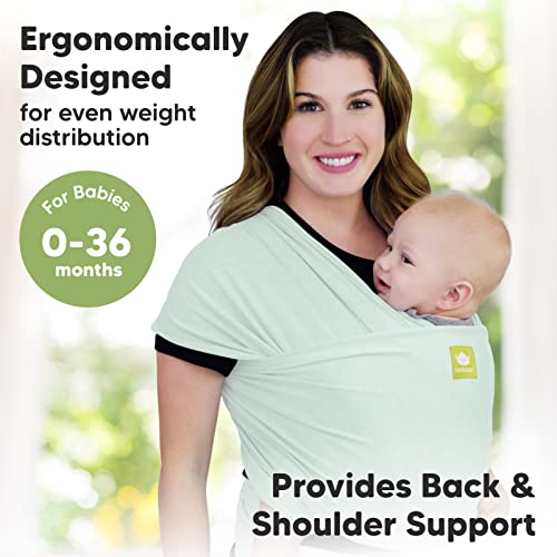 KeaBabies Baby Wrap Carrier - All in 1 Original Breathable Baby Sling, Lightweight,Hands Free Baby Carrier Sling, Baby Carrier Wrap, Baby Carriers for Newborn, Infant, Baby Wraps Carrier, Baby Slings