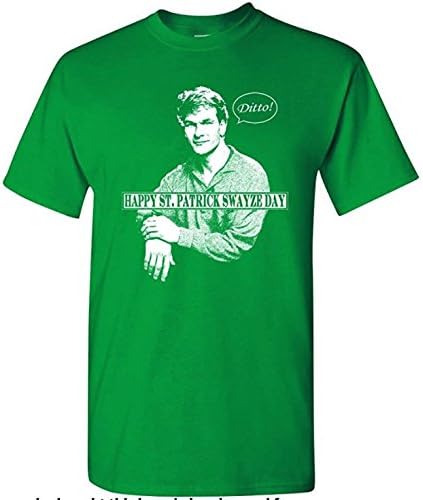 Strange Cargo Men's Patrick Swayze Funny ST Patrick's Day Irish T-Shirt (XXXXXL, Kelly)