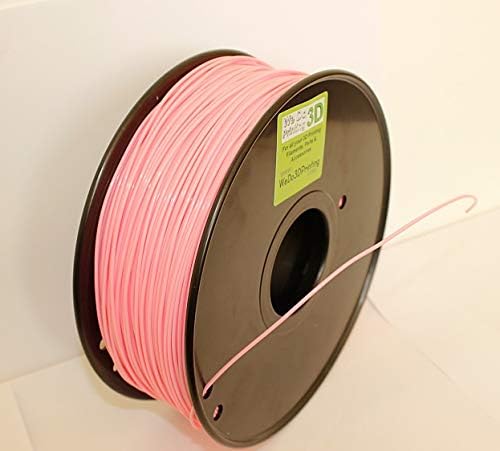 3D Printer Filament PLA 1.75mm - Pink - High Tolerance - Wide Operating Temperature (300grms(100m)) (30grms(10m))