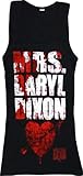 The Walking Dead Mrs Daryl Dixon Womens Petite Juniors Tank Top T-Shirt, Large, Black