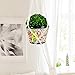 Macrame Plant Hangers Hanging Planter - 3 Pack Indoor or Outdoor Cotton Rope Hanging Plant Holder for Flower Pots - Modern Boho Home Decor, 3 Legs 42 Inch