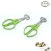 Pack Of 2 Stainless Steel Pigeon Quail Egg Scissor,Green primary