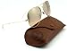 Ray-Ban RB3025 Aviator Large Metal Mirrored Unisex Sunglasses (Gold Frame/Crystal Brown Pink Silver Mirror Lens 001/3E, 62)