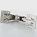 4 Pcs Qrity Kitchen Cabinet Door Hinges Cupboard Door 170 Degree Hinges + 16 Fixing Screws - Large Angle Door Hinges