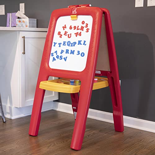 Step2 Kids Easel for Two Dry Erase Easel on One side