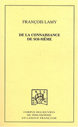 De la connaissance de soi même