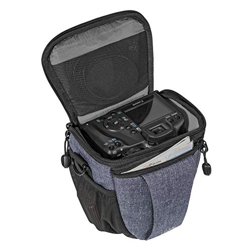 Pedea Kameratasche Fashion für Spiegelreflex DSLR SLR Spiegelreflexkamera Fototasche für DLSM Systemkamera mit Regenschutzhülle für Zubehör und Objektive, Gr. M grau – Bild 8