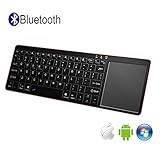 Alitoo Wireless Bluetooth Keyboard with Built-in Multi-Touch Large Size Mouse Touchpad