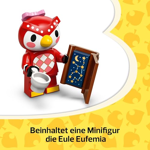 LEGO Animal Crossing Star Gazing with Eufemia, Building Set for Children, Video Game Set for Imaginative Role Play, Toy for Girls and Boys from 6 Years, Animal Toy with Figures, 77053