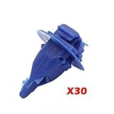 Partsam 30 pcs Bumper Fender Clips Nylon Retainer Plastic Rivet for Toyota 90904-67036
