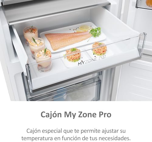 2D 60 Series 5 Pro HDPW5620CNPW - Frigorífico Combi, WIFI, Funções Inteligentes, 406L, My Zone, Gaveta da Zona de Humidade, Total Sem Geada, Largura 59,5cm, Motor Inversor, Luz LED, Branco
