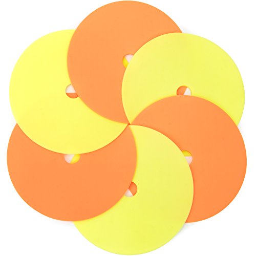 Crown Sporting Goods 6" NonSkid Floor Spot Markers Set of 50 Agility