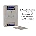 Promier Battery Operated Cordless LED Light Switch, Under Cabinet, Shelf, Baby Nursery, Hallways, Bedrooms, Closets, RV's, Batteries Included! (Pack of 2)