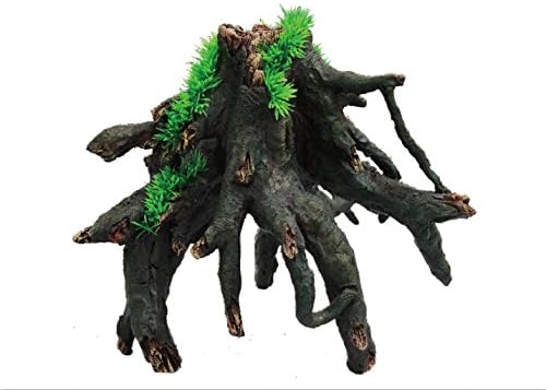 POPPY PETS Sunken Driftwood Roots, YM-0953, Aquarium Decoration, 12" L x 12" W x 10" H