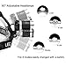 Led Headlamp, Binwo 6000 Lumen Work Headlight, 18650 USB Charge & Wall Charger Rechargeable, 4 Modes Waterproof Head Lamp Best Head Lights for Camping, Hunting, Hiking, Outdoors