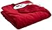 Biddeford Micro Plush Electric Heated Blanket with Digital Controller, Throw, Brick