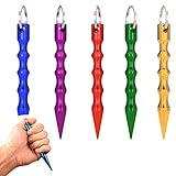 Fullsexy 5 Pack Self-Defence Key Chain Aluminum Anti-Wolf Defense Keychain, Ladies's Aviation Rings