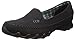 Skechers Women's Bikers-Cross Walk Slip-On Loafer,Black,6 M US