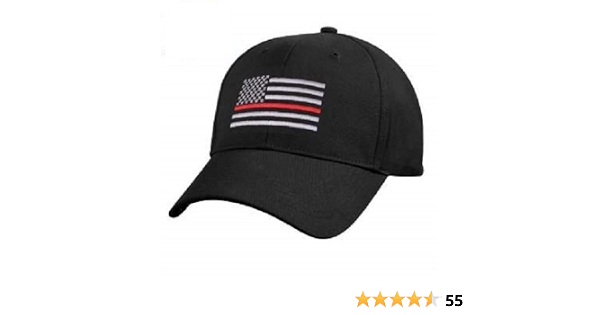 Flag Cap Hat Baseball Fire Dept 
