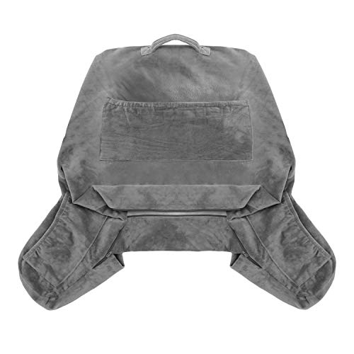 Nestl Reading Pillow Covers, Medium Bed Rest Pillow with Arms Cover