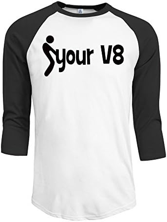 Mens F*ck Your V8 Funny Racing Baseball T-Shirt