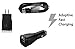 Fast Adaptive Charging Combo! OEM Authentic Samsung Travel Charger+Car Charger+5 foot Micro USB 2.0 Data Charging Cable for Galaxy Note 4 5 S6  Edge + S7  Edge EP-LN915U EP-TA20JBE ECBDU4EBE-Black
