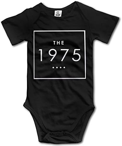 KI3SOP The 1975 Onesies Bodysuit For Baby Boys Girls Black 6 M